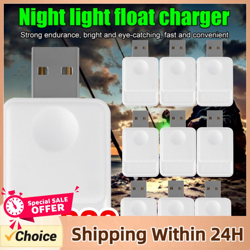 Fish Finder Charger - 낚시 플로트 발광 충전식 CR425 배터리(2홀