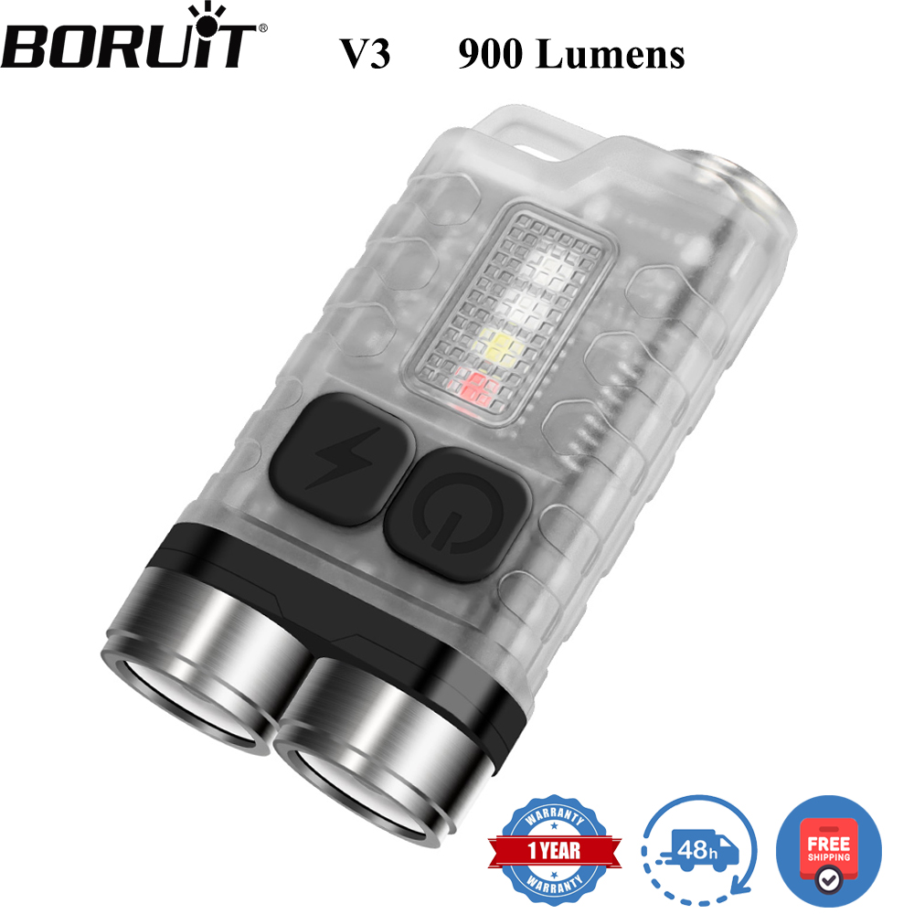 BORUiT V3 LED 키체인 휴대용 900LM ED - Fishing Light 리뷰 및 가격