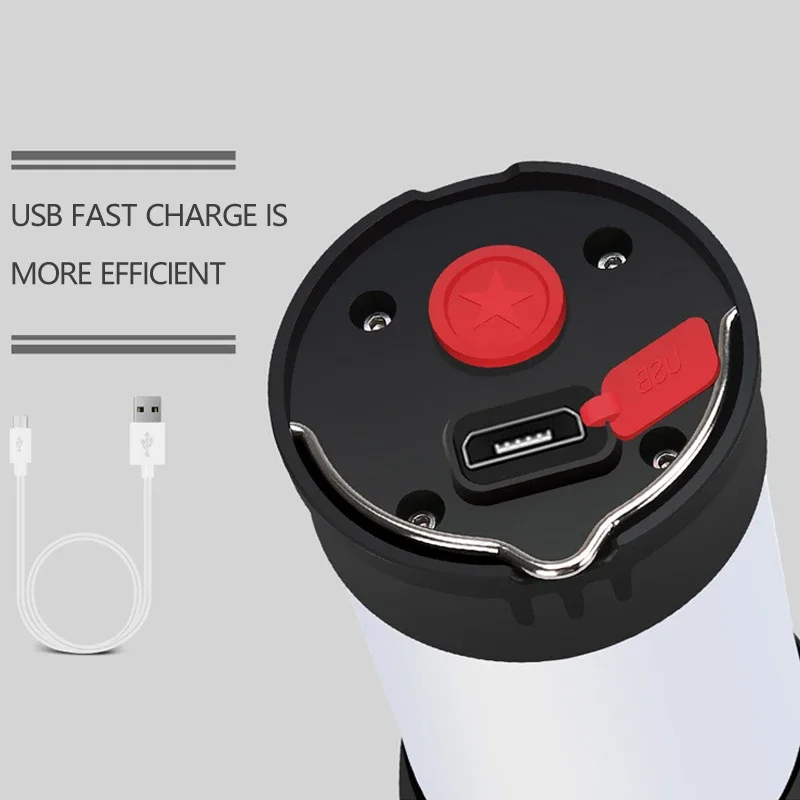 마그네틱 휴대용 화이트 레드 캠핑 랜턴 5 레벨 밝기  - Fish Finder Charger 리뷰 및 가격