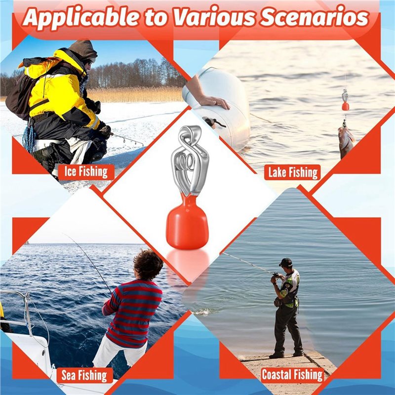 바다, 호수, 강용 클립형 수심 측정기 - 4개입 휴대 - Fishing Depth Finder 리뷰 및 가격