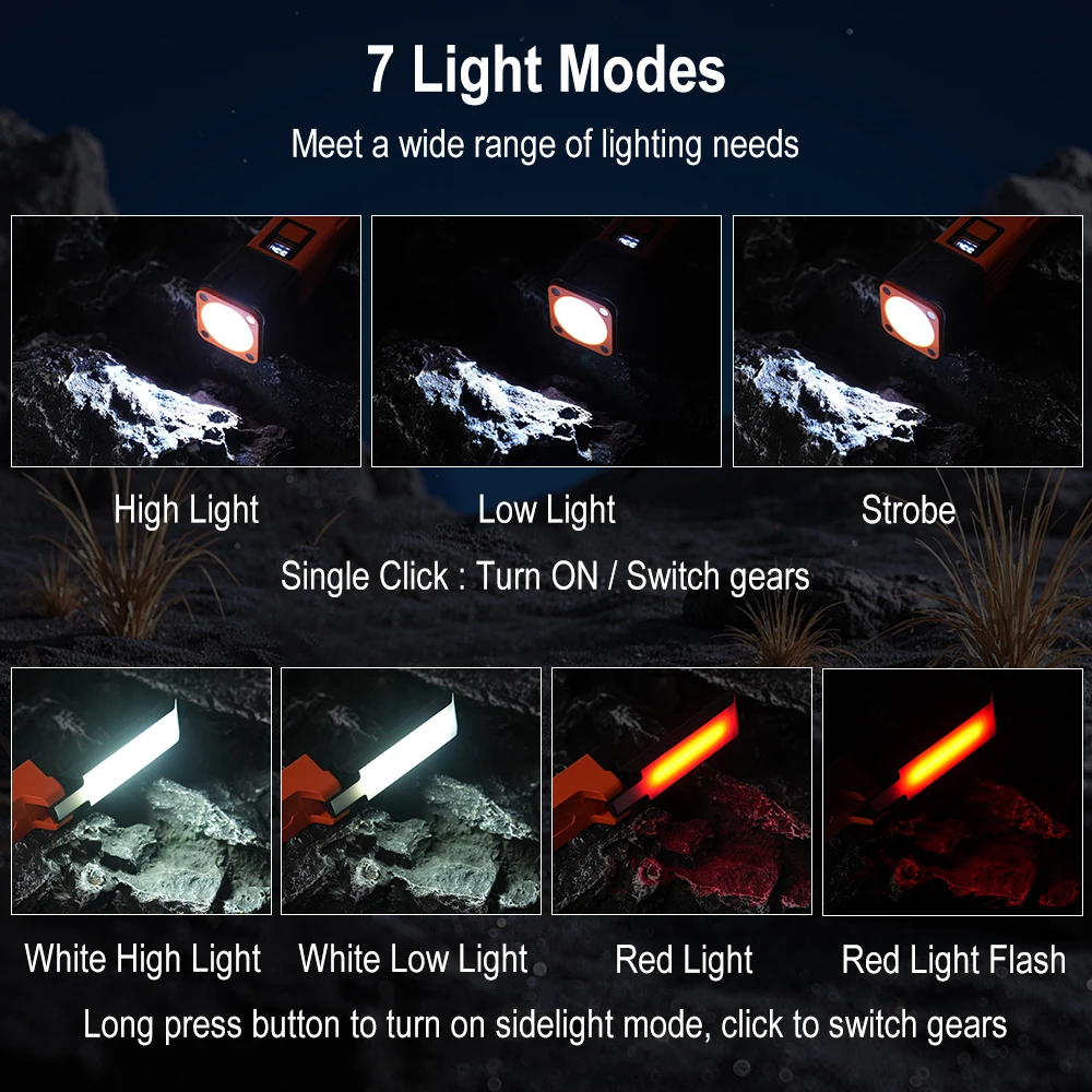 BORUiT 300LM LED 작업등 줌 플래시라이트  - Fishing Light 리뷰 및 가격