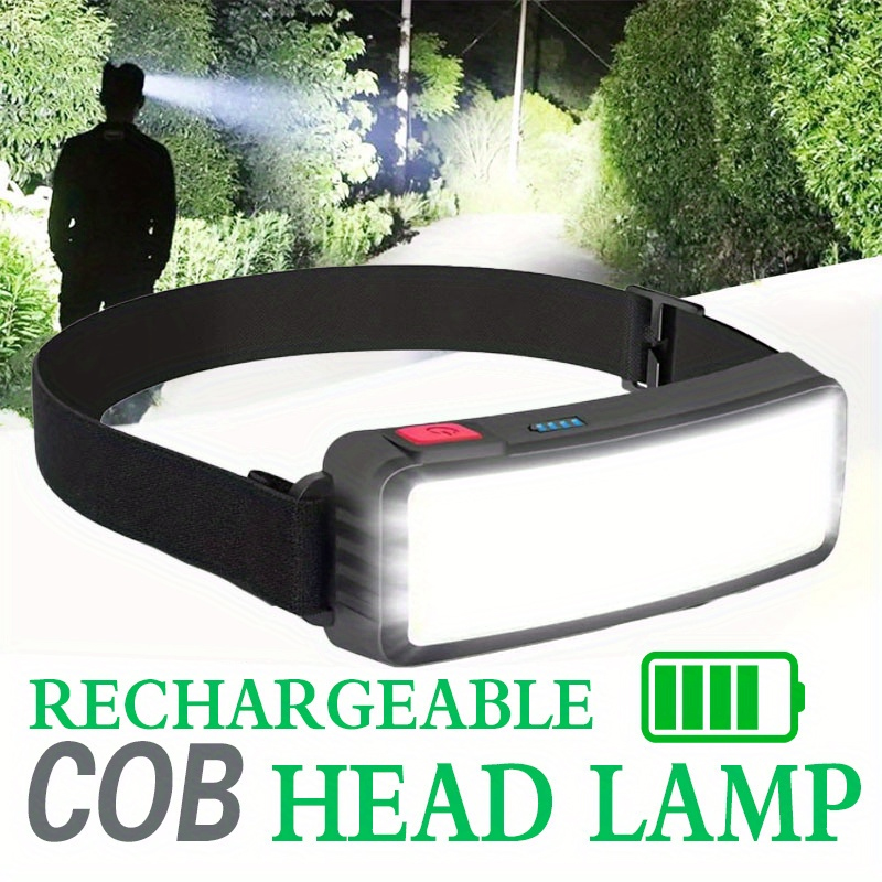 강력한 COB LED 헤드램프 Type-c 충전식 헤드 - Fish Finder Battery 리뷰 및 가격