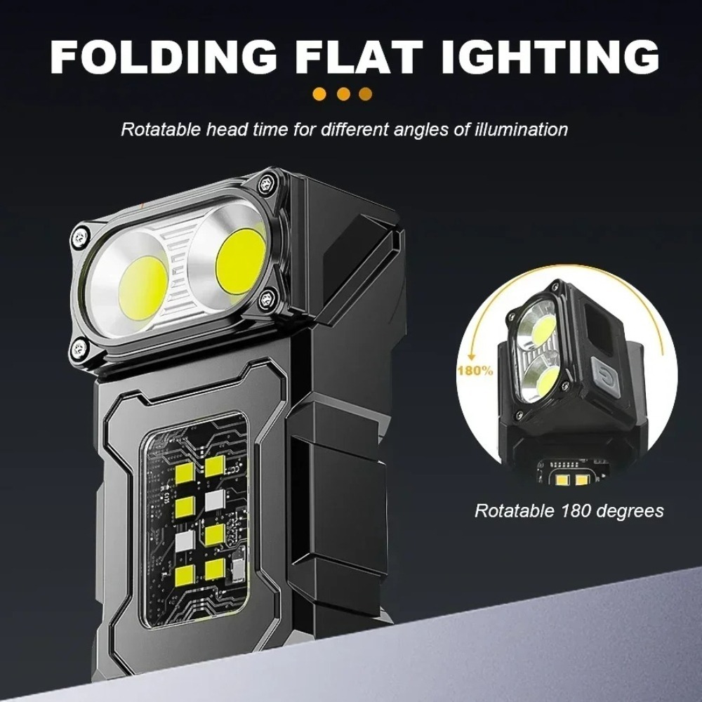 충전식 미니 LED 손전등 마그네틱 클립형 작업등 키체 - Fishing Light 리뷰 및 가격