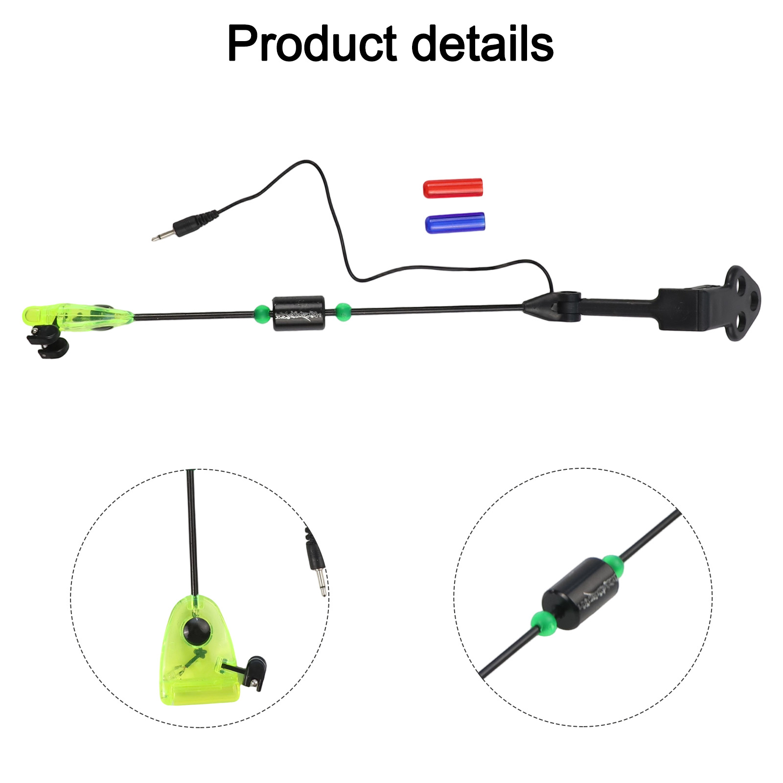 LED 조명이 있는 전자식 낚시 입질 알람, 야간 낚시 - Fish Finder Cable 리뷰 및 가격